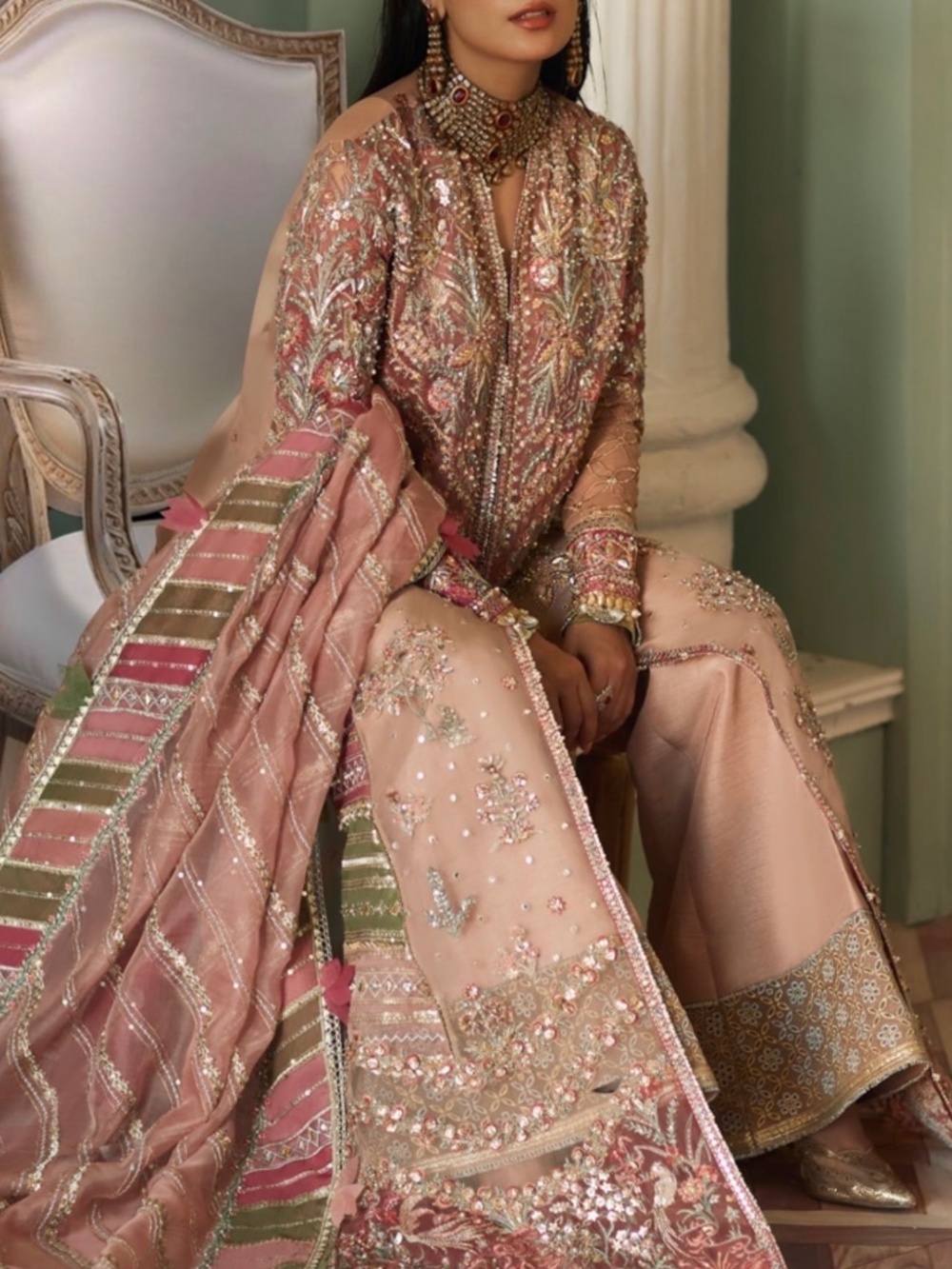 Elan 3 piece formal wedding dress